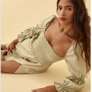 Reformation Hyland Dress ( Dried Herb )